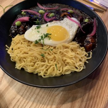 Char'd - Black bean noodles - Korean Near Me - Milwaukee, Wisconsin