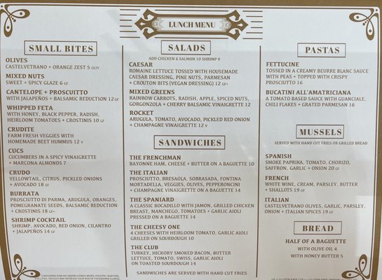 Menu photo 6 Central Bodega Albuquerque, NM