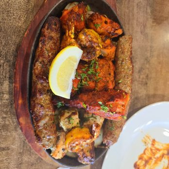 Tandoori Flame - (MIX GRILL)This dish was absolutely amazing!!!! A variety of meats..great flavors - Indian Near Me - Roseville, California Tandoori Flame - (MIX GRILL)This dish was absolutely amazing!!!! A variety of meats..great flavors - Indian Near Me - Roseville, California