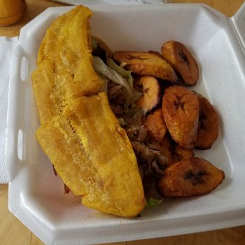 La Palma - La Palma sandwich with maduros (sweet plantains) - Dominican Near Me - Greensboro, North Carolina