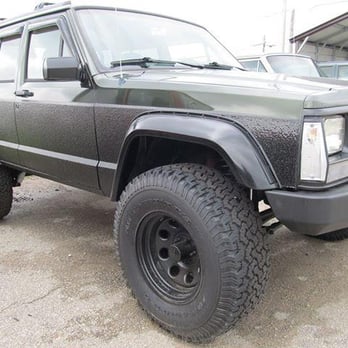 Rhino Lining of York - This Jeep Cherokee is ready for anything. just sprayed with Hardline! - Auto Repair Near Me - Dover, Pennsylvania Rhino Lining of York - This Jeep Cherokee is ready for anything. just sprayed with Hardline! - Auto Repair Near Me - Dover, Pennsylvania