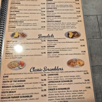 Briana's Pancake House - Menu - Burgers Near Me - Glendale Heights, Illinois