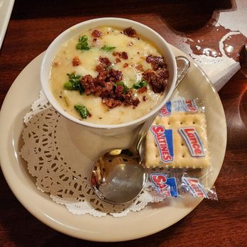 The Goose's Acre - Goose's Potato Leek Soup - New American Near Me - The Woodlands, Texas The Goose's Acre - Goose's Potato Leek Soup - New American Near Me - The Woodlands, Texas