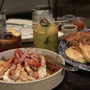 Yardbird - SHRIMP 'N' GRITS CHICKEN 'N' WATERMELON 'N' WAFFLES - Southern Near Me - Las Vegas, Nevada Yardbird - SHRIMP 'N' GRITS CHICKEN 'N' WATERMELON 'N' WAFFLES - Southern Near Me - Las Vegas, Nevada