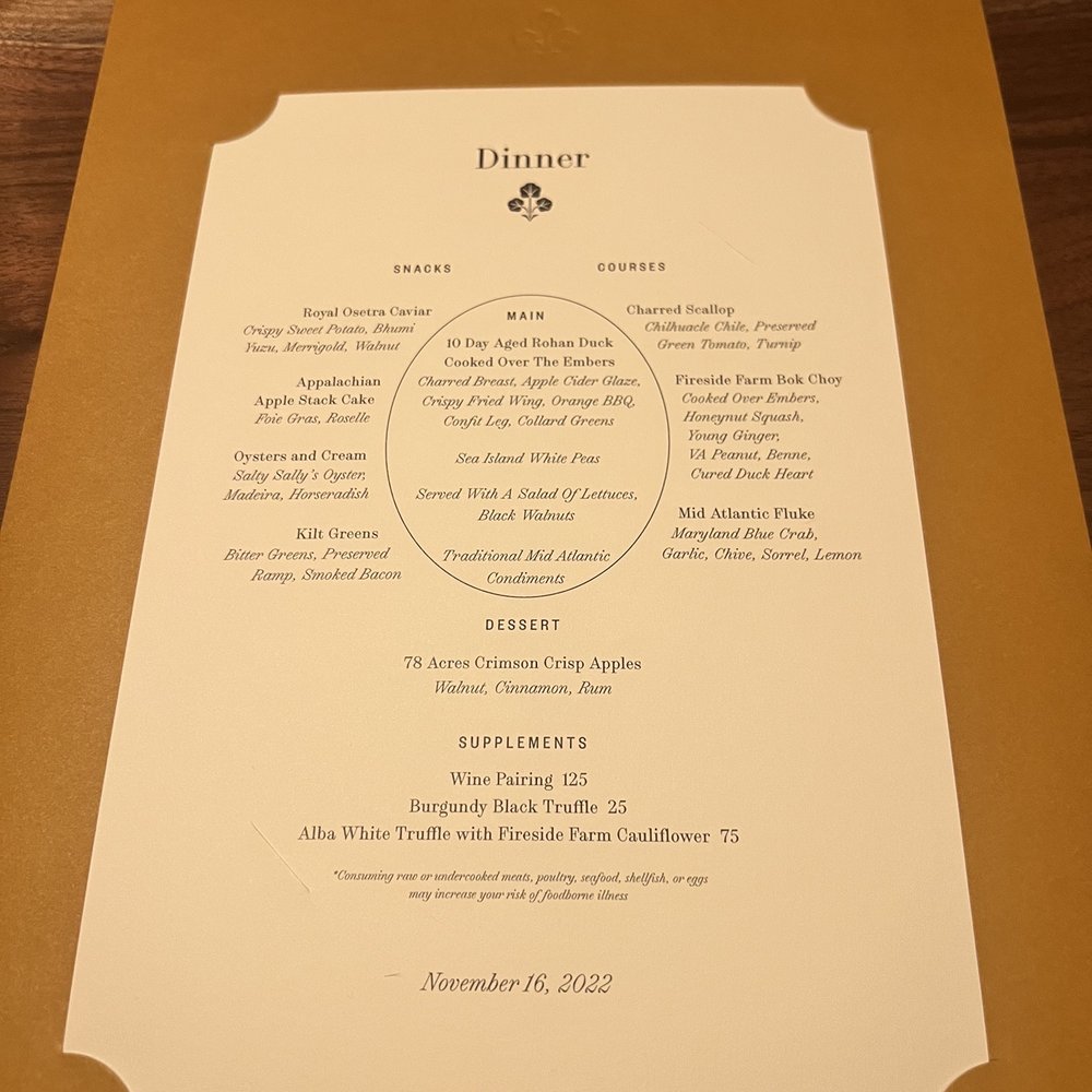 The Dabney - The Menu for the night - New American Near Me - Washington, DC, District of Columbia The Dabney - The Menu for the night - New American Near Me - Washington, DC, District of Columbia