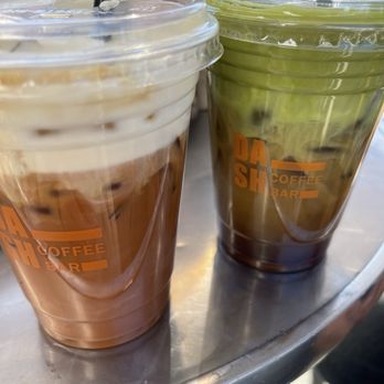 Dash Coffee Bar - Dirty Thai Tea Latte Iced - Coffee & Tea Near Me - Pasadena, California