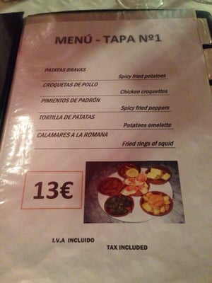 Menu photo 6 Victoria Barcelona, B