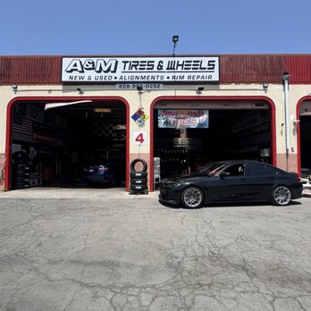 A&M Tires & Wheels - My car getting tire patched. - Wheel & Rim Repair Near Me - San Jose, California