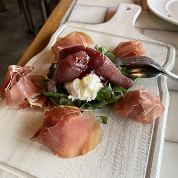 Piccolo - Santa Monica - Jamon Serrano con Pere e Burrata - Italian Near Me - Santa Monica, California Piccolo - Santa Monica - Jamon Serrano con Pere e Burrata - Italian Near Me - Santa Monica, California