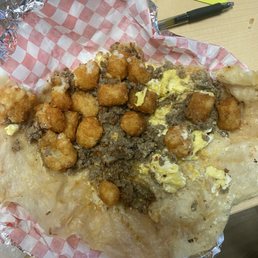 Greasy no gravy country burrito... yuck Greasy no gravy country burrito... yuck