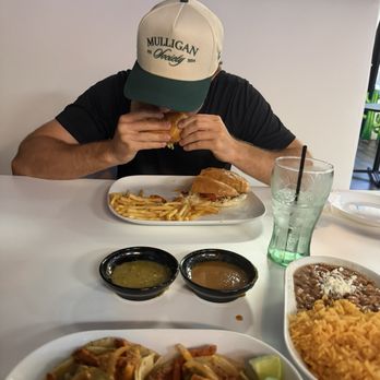 Mita's Cocina Moderna - Pastor Tacos, Pastor Torta with French Fries, Pinto Beans & Red Rice - Breakfast & Brunch Near Me - Tampa, Florida Mita's Cocina Moderna - Pastor Tacos, Pastor Torta with French Fries, Pinto Beans & Red Rice - Breakfast & Brunch Near Me - Tampa, Florida