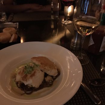 DK Restaurant - The special market fish which was halibut. Very dry and tasteless. - Steakhouses Near Me - New York, New York