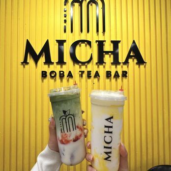 Micha Boba Tea Bar - Roseberry Matcha Mochi & Mango Marble - Juice Bars & Smoothies Near Me - Stanton, California Micha Boba Tea Bar - Roseberry Matcha Mochi & Mango Marble - Juice Bars & Smoothies Near Me - Stanton, California