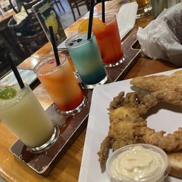 Plank of margaritas and fried Soft Shell Crab! Plank of margaritas and fried Soft Shell Crab!