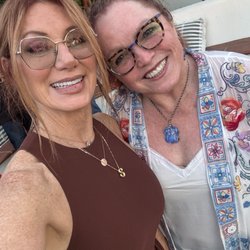 Dr Susan Cane and Dr Bonnie teVelde after treatment with Thrive Appliance designed by Dr Cane.