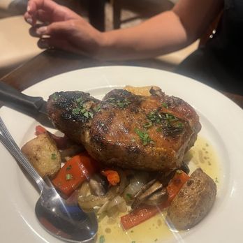 Trattoria Via Veneto - Pork chop! - Italian Near Me - Nutley, New Jersey