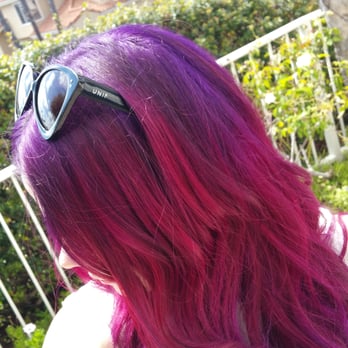 Stay Gold Salon - purple pink fushia color melt by sara - Hair Salons Near Me - Fullerton, California