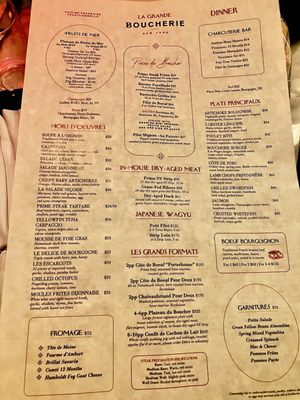 Menu photo 5 La Grande Boucherie New York, NY