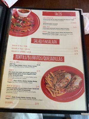 Menu photo 2 Don Chemas Mexican Restaurant North Myrtle Beach , SC