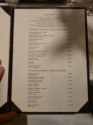 Menu photo 6 Don Julio Buenos Aires, C Menu photo 6 Don Julio Buenos Aires, C
