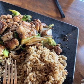 Mirin Fusion Kitchen - Evans - Hibachi chicken with fried rice - Salad Near Me - Evans, Georgia Mirin Fusion Kitchen - Evans - Hibachi chicken with fried rice - Salad Near Me - Evans, Georgia