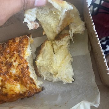 Domino's Pizza - No cheese in the stuffed cheesy bread and took over an hour to bring a my pizza from less than a mile up the road - Pizza Near Me - Middletown, Rhode Island
