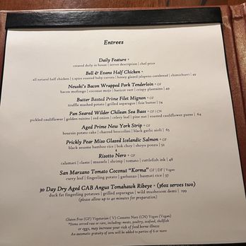 Different Pointe of View - Menu - New American Near Me - Phoenix, Arizona