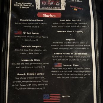 Blondies 66 - Menu - New American Near Me - Topock, Arizona