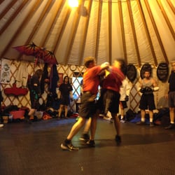 Kung Fu Club - Inside the Yurt Sparring
