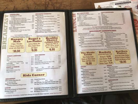 Menu photo 8 Red Barn Restaurant Towaco, NJ Menu photo 8 Red Barn Restaurant Towaco, NJ