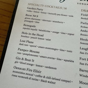 Drakes Sonoma Coast - Cocktails - New American Near Me - Bodega Bay, California Drakes Sonoma Coast - Cocktails - New American Near Me - Bodega Bay, California