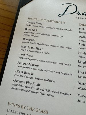 Menu photo 7 Drakes Sonoma Coast Bodega Bay, CA Menu photo 7 Drakes Sonoma Coast Bodega Bay, CA