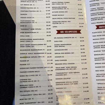Godavari Indian Restaurant - They said "V" stands for vegan, but there's a "V" by the omelette so this isn't trustworthy. And the prices are inaccurate. - Indian Near Me - Eden Prairie, Minnesota Godavari Indian Restaurant - They said "V" stands for vegan, but there's a "V" by the omelette so this isn't trustworthy. And the prices are inaccurate. - Indian Near Me - Eden Prairie, Minnesota