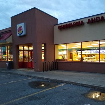 Burger King - Front of the restaurant. It's co-located with Shawarma Andalos - Burgers Near Me - Nepean, Ontario Burger King - Front of the restaurant. It's co-located with Shawarma Andalos - Burgers Near Me - Nepean, Ontario