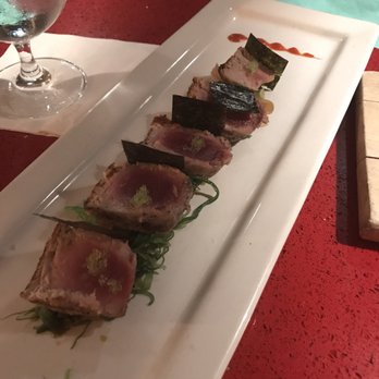 Delmonico Grill - Ahi Tuna with seaweed salad - Steakhouses Near Me - Rapid City, South Dakota Delmonico Grill - Ahi Tuna with seaweed salad - Steakhouses Near Me - Rapid City, South Dakota