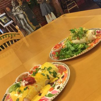 Toto's Tacoz - Yellow Brick Burrito (left) and Glinda's Jr Yellow Brick Burrito (right), both with some alterations. - Tacos Near Me - Wamego, Kansas