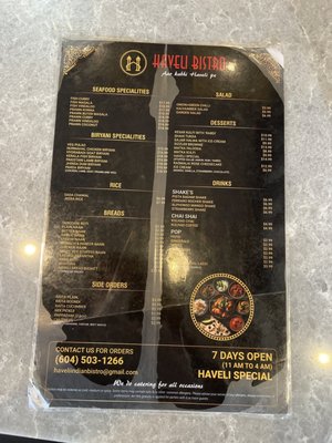 Menu photo 3 Indian Haveli Surrey, BC Menu photo 3 Indian Haveli Surrey, BC