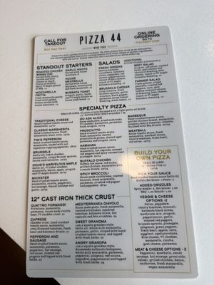 Menu photo 1 Pizza 44 Burlington, VT