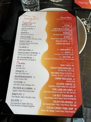 Menu photo 3 Tony D's Rochester, NY