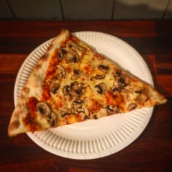 Mushroom slice (€3)