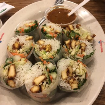 Noodle World - Chicken Satay Spring Roll - Chinese Near Me - Alhambra, California Noodle World - Chicken Satay Spring Roll - Chinese Near Me - Alhambra, California