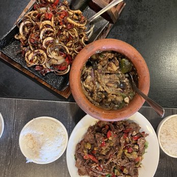 Village Kitchen - sizzling iron plate squid, eggplant & century egg, wild pepper beef | tiktok & insta: @trinhiesworld - Chinese Near Me - San Diego, California Village Kitchen - sizzling iron plate squid, eggplant & century egg, wild pepper beef | tiktok & insta: @trinhiesworld - Chinese Near Me - San Diego, California