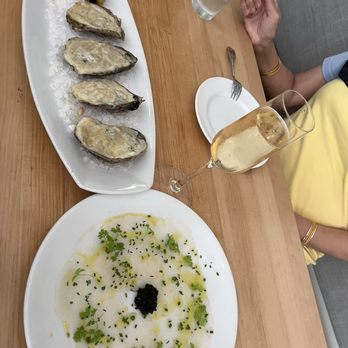 The Royal Tern - Baked oysters + scallop carpaccio - Seafood Near Me - Johns Island, South Carolina The Royal Tern - Baked oysters + scallop carpaccio - Seafood Near Me - Johns Island, South Carolina