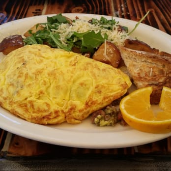 Fig Tree Cafe - Wild boar sausage under the eggs. And appreciate the potatoes. Yummy! - Breakfast & Brunch Near Me - San Diego, California