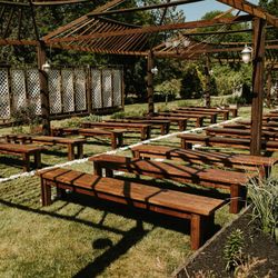 Vicars Built Rentals - Custom built benches for rent