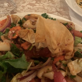 Thai Peru Restaurant - The napkin in my squid salad - Thai Near Me - Camarillo, California Thai Peru Restaurant - The napkin in my squid salad - Thai Near Me - Camarillo, California