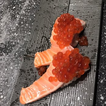 Sushi Murayama - Salmon with Yuzu & Ikura - Sushi Bars Near Me - Honolulu, Hawaii Sushi Murayama - Salmon with Yuzu & Ikura - Sushi Bars Near Me - Honolulu, Hawaii