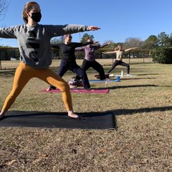 Barefoot Yoga - Outdoor Yoga on Sat/Sun at 10am. 4800 Park Circle, N Chas.