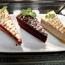 The Village Inn - Your choice!! Red velvet Chocolate fudge cake or Baileys cheesecake