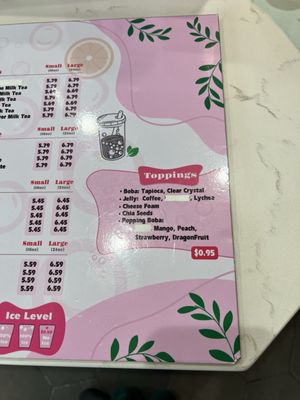 Menu photo 1 2Teas Boba Tinley Park, IL